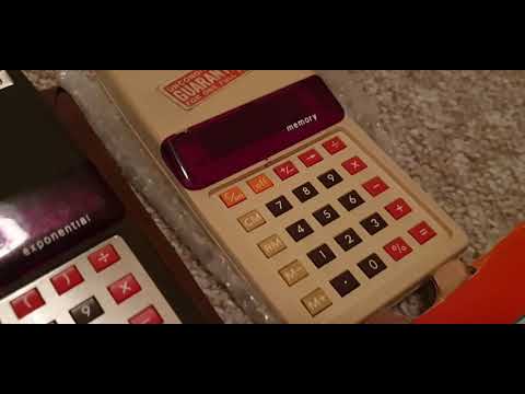 Adam has way too many vintage calculators...