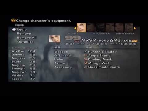 Final Fantasy XII IZJS Perfect Game - Almost Perfect HP/MP Vaan Lv.99 Hunter