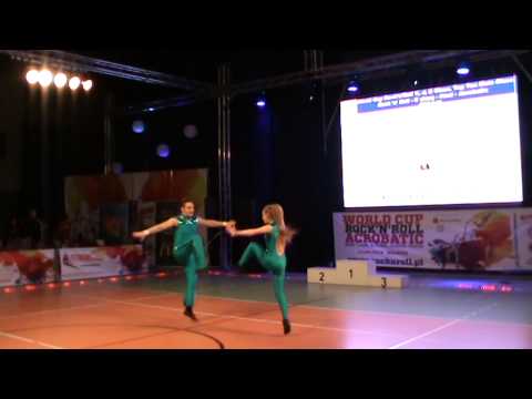 KORKUNOV Kirill, CHETOVA Sofia - Final Acrobatic B class - WorldCup R'a'R Kraków 12.04.2014