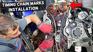 HYUNDAI KIA 2.4 GDI TIMING CHAIN INSTALLATION, TIMING MARKS