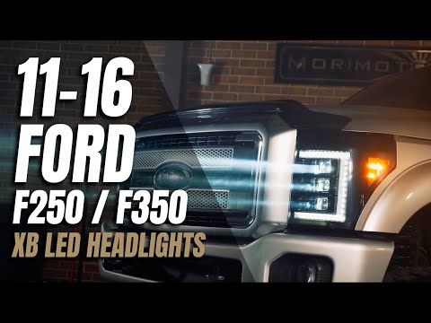 Morimoto XB LED Projector Headlight Assemblies for 2011-2016 Ford Super duty F250 and F350