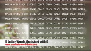 5 letter words that start with O