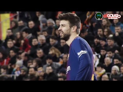 PIQUÉ FORZÓ Y ACABÓ JUGANDO 82 MINUTOS