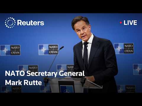 Video Thumbnail: LIVE: NATO Secretary General Mark Rutte holds press conference