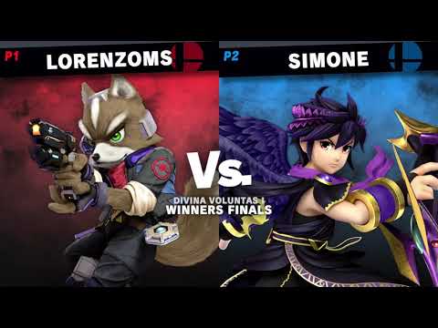 Divina Voluntas I Winners Finals: LorenzoMS (Fox, Jigglypuff) vs Simone (Dark Pit)