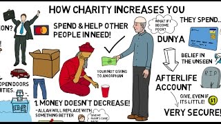 HOW CHARITY INCREASES YOU - Nouman Ali Khan Animated