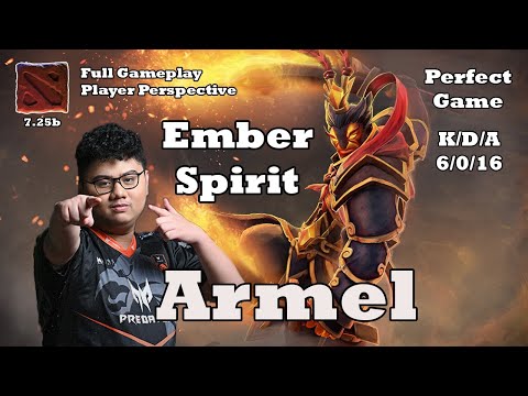 Armel - Ember Spirit (Midlane) | Player Perspective | Dota 2 (7.25b) Full Gameplay
