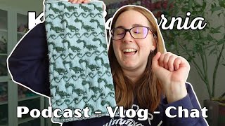 Project Mania! Loch Ness Cowl, Midland Cardigan, Hand Spun - Knit California Podcast Vlog Chat