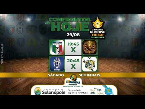 CAMPEONATO MUNICIPAL DE FUTSAL SOLONOPOLENSE – 1ª DIVISÃO 2026 | AO VIVO | SEMIFINAL