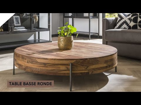 Table Basse Ronde