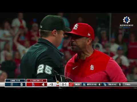 Cardinals Oli Marmol and Joe McEwing Ejected Over Umps Strike Calls During Bottom 9th