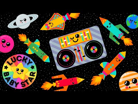 😎 Space Rocket Street Dance Party | Galactic Freestyle High Contrast Baby Sensory Video Fun! 🚀