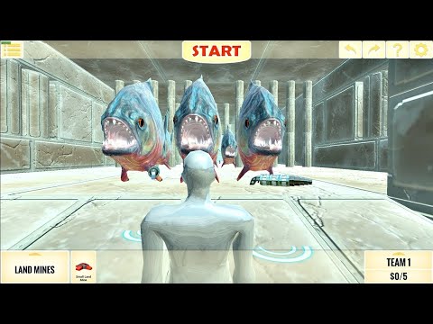 Survive in Under Water Maze. FPS Perspective! Animal Revolt Battle Simulator