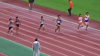 東部選手権　男子100ｍ　予選２組