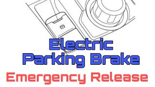 How to release Electronic Parking Brakes \\Mazda\\Emergency brake release