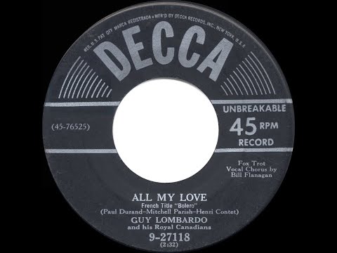 1950 HITS ARCHIVE: All My Love - Guy Lombardo (Bill Flanagan, vocal)