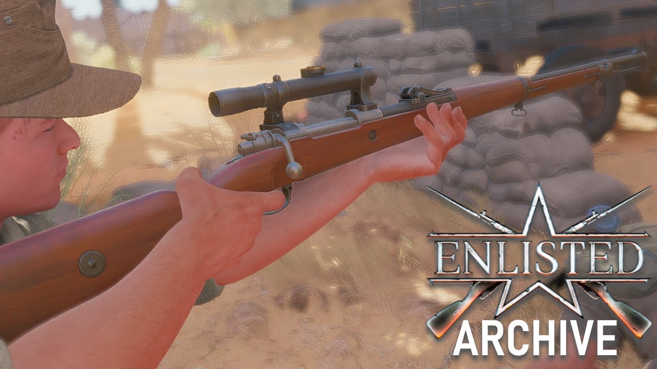 Enlisted Showcase - Gewehr 1898 (Visar 2 3/4x Scope)