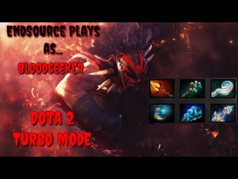 EndSource Plays as Bloodseeker DotA 2 Turbo Mode Fun Build "Fun Game"