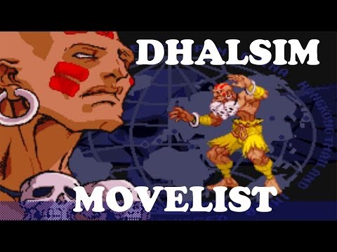 Street Fighter Alpha 3 - Dhalsim Move List
