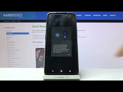 How to Turn On Flashlight on NOKIA XR20 - Turn On Torch