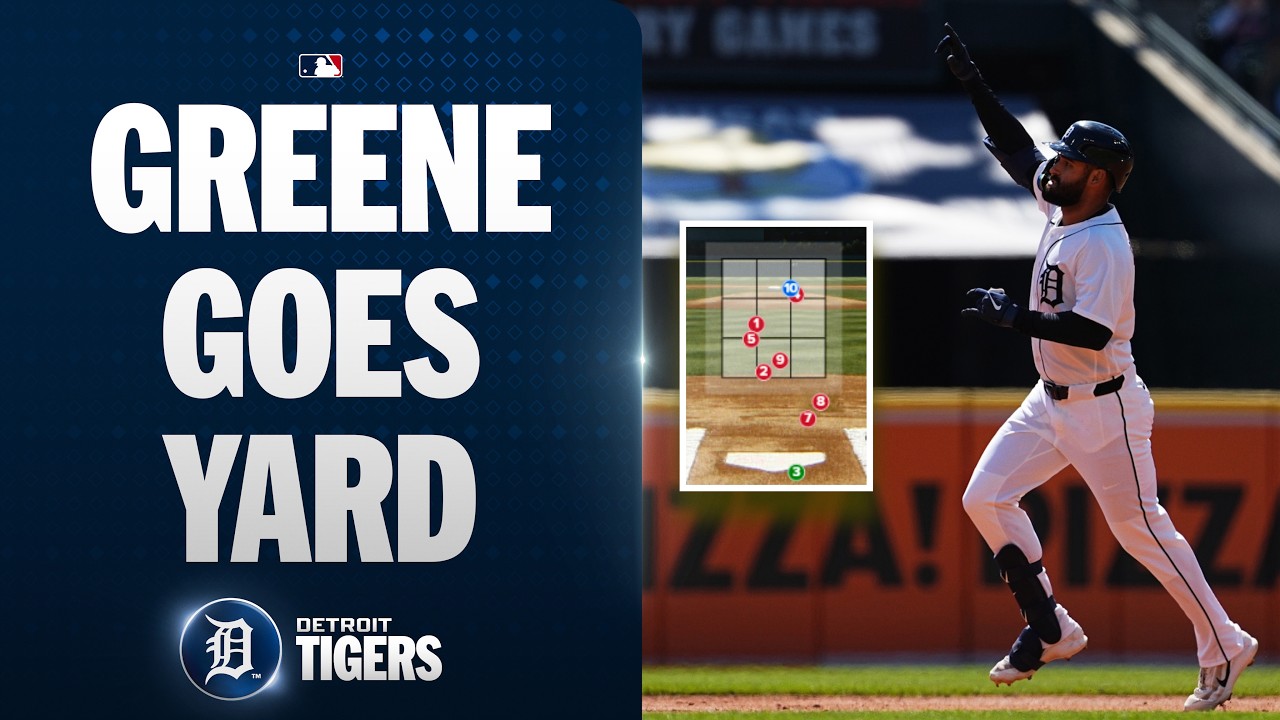 Riley Greene wins a 10-PITCH BATTLE for his 1ST HOMER of 2026! 🔥 | MLB Highlights