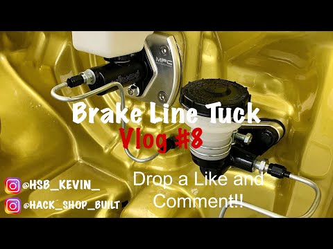 Civic Brake Line Tuck (DIY)✨🤩