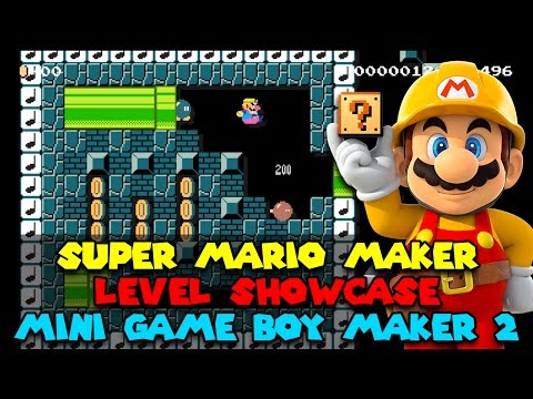 Super Mario Maker - Level Showcase - Mini Game Boy Maker 2