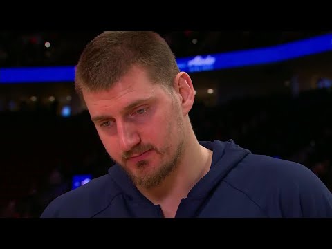 Nikola Jokic reacts to Nuggets' FRANCHISE RECORD 54-PT margin of victory 📈 | NBA on ESPN