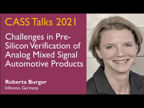 CASS Talks 2021 - Roberta Burger, Infineon, Germany - November 26, 2021