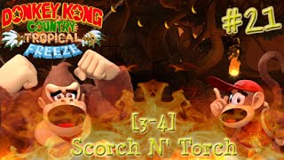 preview picture of video 'FIRE!!! [3-4] - Donkey Kong Country Tropical Freeze Co-op'