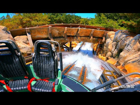 Disney Grizzly River Rapids Ride with Drops Disney California Adventure 2021