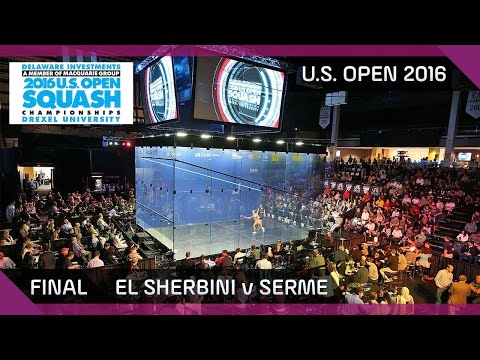 Squash: El Sherbini v Serme - U.S. Open 2016 - Final Highlights