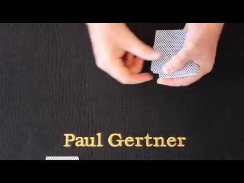 Paul Gertner performing a push-off second deal, one of the most difficult gambling  techniques.