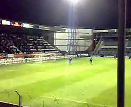 Warming up Koen van der Biezen (FCDB)