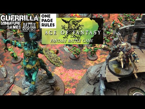 OPR - AGE OF FANTASY Battle Report - Ogres vs. Orcs