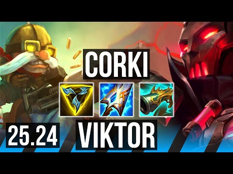 CORKI vs VIKTOR (MID) | KR Diamond | 25.24