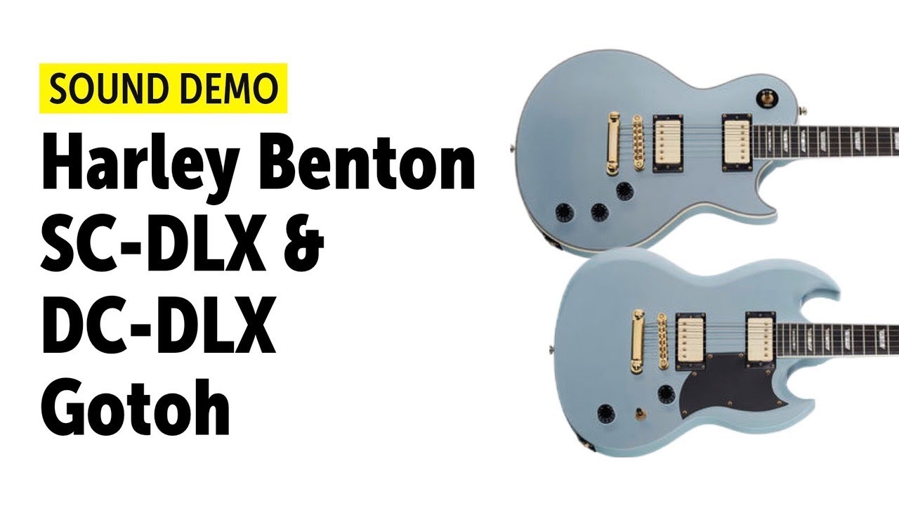 Harley Benton SC-DLX Gotoh & DC-DLX Gotoh - Sound Demo (no talking) - YouTube