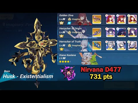 [Nirvana] Husk-Existentialism (D477) 731 pts - Herrscher of Origin DPS - Honkai Impact 3rd
