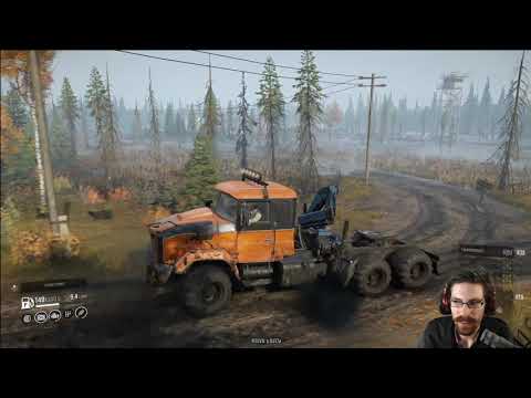 SnowRunner Deliver Oil Barrels Island Lake, Michigan USA Gameplay (Part 10)