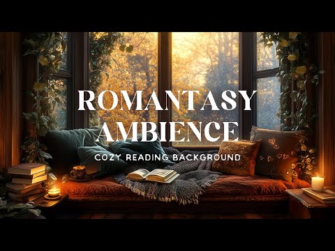 Romantasy Reading Ambience - Cozy Reading Nook With Relaxing Background Music