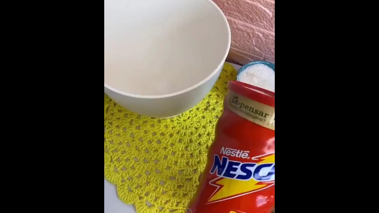 Brownie de Nescau super fácil e com casquinha!🤤🤤receitasgostosas