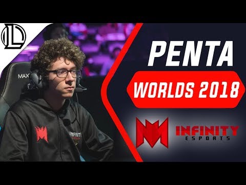Renyu the First Pentakill of Worlds 2018 - Infinity Esports