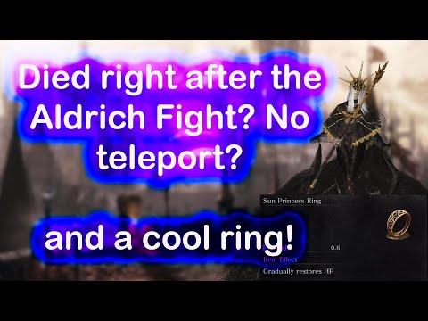 Died right after the Aldrich, Devourer of Gods fight? AND how to get a good ring! | Dark Souls 3