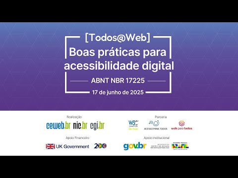 Miniatura de Todos Na Web: Boas práticas para acessibilidade digital