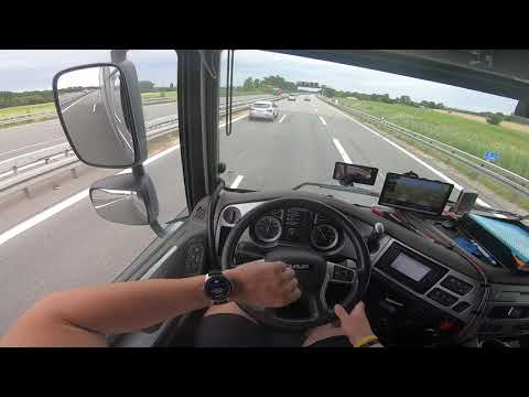 truck driving DAF XF 34.