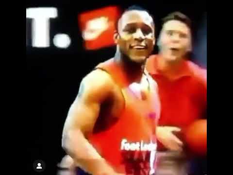 Barry Sanders dunk at Slam Dunk Contest