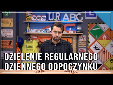 CZAS PRACY KIEROWCY - Regularny dzienny odpoczynek odbierany w częściach