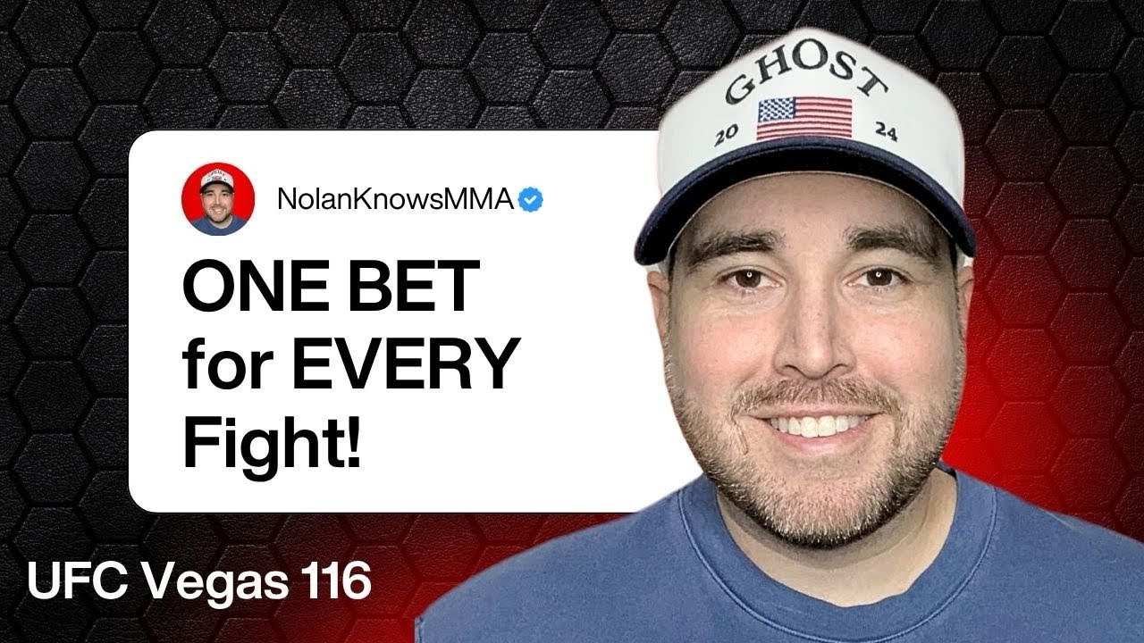 UFC Vegas 116: ONE BET for EVERY Fight!