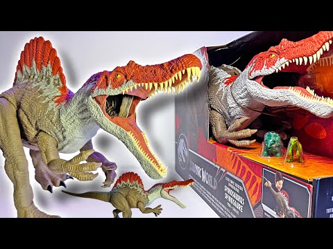 Super Colossal Spinosaurus! ALL Spinosaurus Collection! Jurassic World Dinosaur Toys!