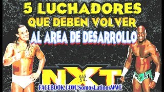 5 LUCHADORES QUE NECESITAN VOLVER AL AREA DE DESARROLLO